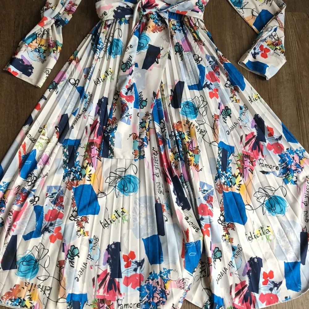 MARELLA longsleeved print dress - Picture 4 of 10